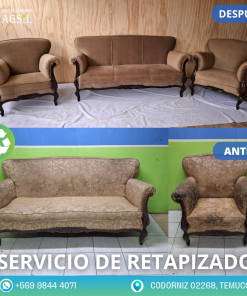 Retapizado de Sofá Normando en Felpa