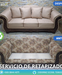 Retapizado de Sofá 3 cuerpos