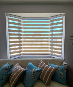 Cortinas Roller Duo Translucido Amarillo En Bw