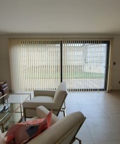 Cortinas Vertical Rustica Beige