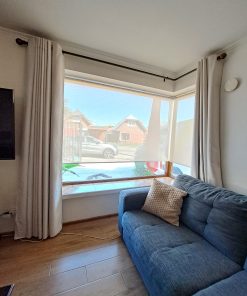 Roller Screen Beige 5% + Cortinas