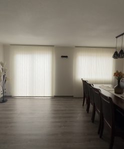 Cortinas Vertical Rustica Blanco