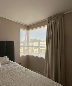 Roller Screen Blanco 5% + Cortinas Blackout
