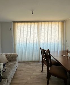 Cortinas Vertical Rustica Beige