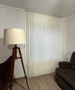Cortinas Vertical Rustica Blanco