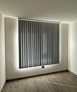 Cortinas Vertical Blackout Gris